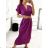Damen-Sommerkleid mit Gürtel, kurzärmelig (S/M Einheitsgröße) ITALIAN FASHION IMPLI245904