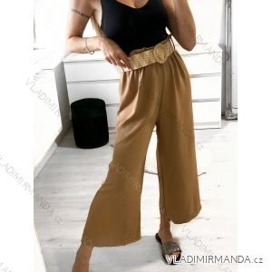 Kalhoty dlouhé letní dámské (S/M/L ONE SIZE) ITALSKÁ MÓDA IM322282