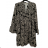 Kurzärmliges Sommerkleid für Damen (S / M ONE SIZE) ITALIAN FASHION IMWB22017