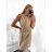 Ärmelloses Kleid aus eleganter Sommerspitze für Damen (Einheitsgröße S/M) ITALIAN FASHION IM923050 S/M weiß
