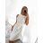 Ärmelloses Kleid aus eleganter Sommerspitze für Damen (Einheitsgröße S/M) ITALIAN FASHION IM923050 S/M weiß