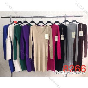 Damen-Stretchkleid mit langen Ärmeln (Einheitsgröße S/M) ITALIAN FASHION IMWKK238266