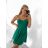 Šaty letní na ramínka dámské (S/M ONE SIZE) ITALSKÁ MÓDA IMPBB22B21841   grün
   S/M