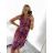 Kurzes ärmelloses Sommerkleid für Damen von Icecool (S / M ONE SIZE) ITALIAN FASHION IMM21694 S/M braun