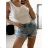 Damen kurze Jeansshorts (XS-XL) M.SARA MSR23G5218 S hellblau