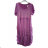 Kleid Oversize Kurzarm Damen (4XL/5XL ONE SIZE) ITALSKÁ MÓDA IM422026 -   žlutá -   2XL/3XL