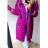 Damen-Fleece-Kapuzenmantel mit langen Ärmeln (Einheitsgröße S/M) ITALIAN FASHION IMWC232797