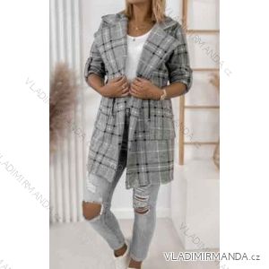 Damen-Button-Down-Hemdjacke mit Knöpfen (S / M ONE SIZE) ITALIAN FASHION IMWD217059