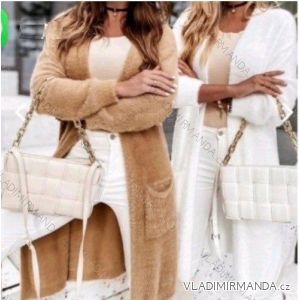 Alpaka-Langarm-Damen-Cardigan (Einheitsgröße S/M) ITALIAN FASHION IMWC232857