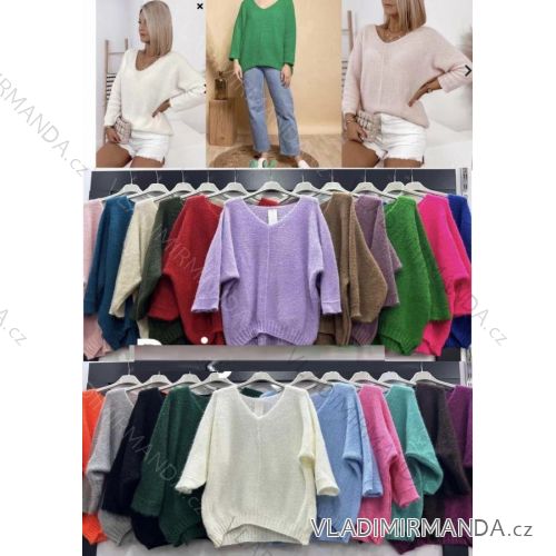 Damen Langarm Pullover (S / M / L Einheitsgröße) ITALIAN FASHION IMWA214327