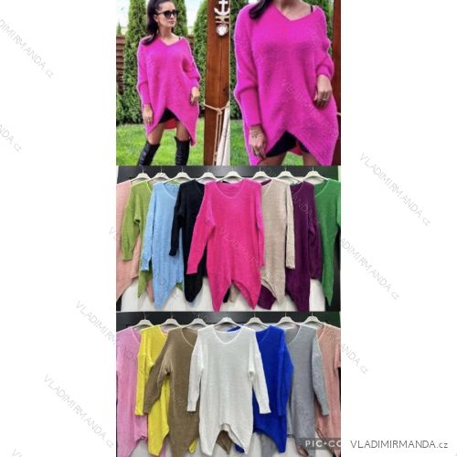 Damen Langarm Pullover (S / M / L Einheitsgröße) ITALIAN FASHION IMWA214327
