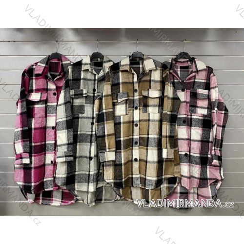 Flauschiger Damenmantel (Einheitsgröße S/M) ITALIAN FASHION IMWKK223668