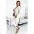 491-1 Strickjacke – Umhang mit Kapuze und Taschen – beige Borte