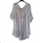 Damen-Sommertunika über Badebekleidung, kurzärmelig (S/M/L/XL, Einheitsgröße) ITALIAN FASHION IM723067/DUR