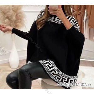 Übergroßer Langarmpullover für Damen (Einheitsgröße S/M) ITALIAN FASHION IMWE232987