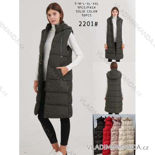 Ärmellose Kapuzenweste für Damen (S-2XL) ITALIAN FASHION IMWCA232201