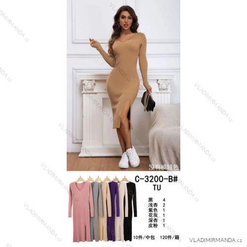 Langes, dehnbares, ärmelloses Sommerkleid für Damen (S / M / L ONE SIZE) ITALIAN FASHION IMWC222492