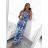 Langes Sommer Damenkleid (uni s-m) ITALIAN FASHION IMM20119