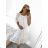 Kurzärmliges Sommerkleid für Damen (S / M ONE SIZE) ITALIAN FASHION IMWB22017