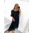Kurzärmliges Sommerkleid für Damen (S / M ONE SIZE) ITALIAN FASHION IMWB22017