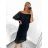 Kurzärmliges Sommerkleid für Damen (S / M ONE SIZE) ITALIAN FASHION IMWB22017