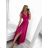 Langes ärmelloses Abendkleid für Damen (S/M/L EINHEITSGRÖSSE) ITALIAN FASHION IMS235192