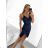 Elegantes Damen-Partykleid mit langen Ärmeln (S/M ONE SIZE) ITALIAN FASHION IM322282 -   beige -   S / M