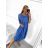 Kleid Oversize Kurzarm Damen (4XL/5XL ONE SIZE) ITALSKÁ MÓDA IM422026 -   žlutá -   2XL/3XL