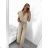 Langer, eleganter Kurzarm-Overall für Damen (S/M EINHEITSGRÖSSE) ITALIAN FASHION IMWCC232642
