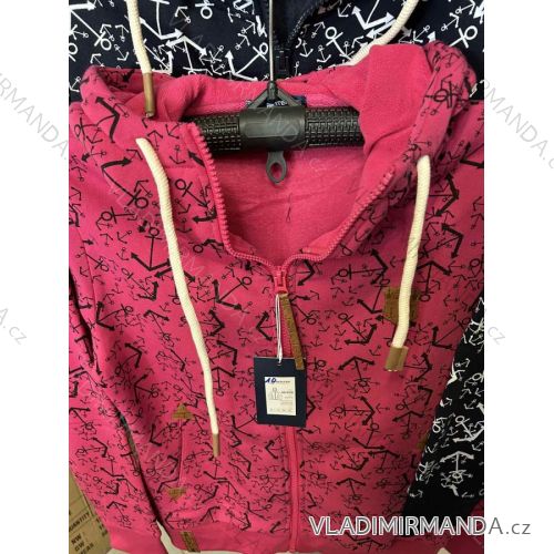 Damen-Hoodie mit Reißverschluss in großen Größen (3XL-6XL) VINTE VIN22SH9926