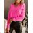 Damen-Langarmpullover (S/M EINHEITSGRÖSSE) ITALIAN FASHION IMWE233029