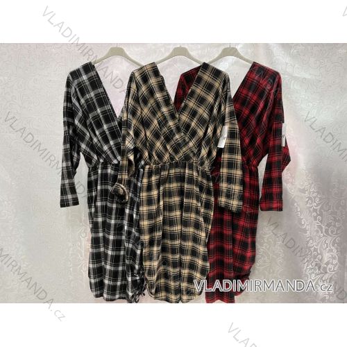 Tunika / Bluse Langarm Damen Oversized (3XL / 4XL ONE SIZE) ITALIAN FASHION IMWQ2191650