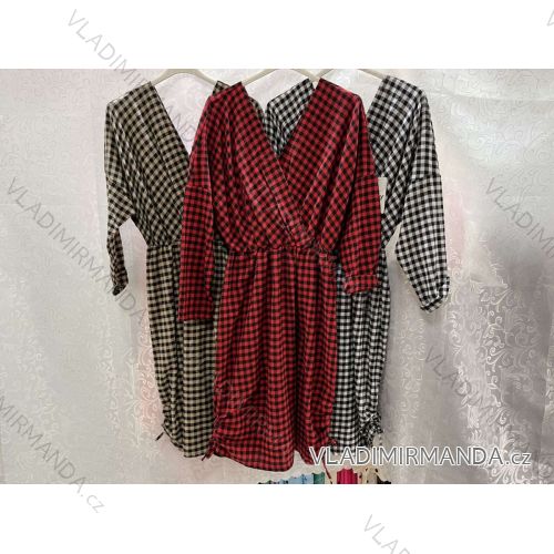 Tunika / Bluse Langarm Damen Oversized (3XL / 4XL ONE SIZE) ITALIAN FASHION IMWQ2191650