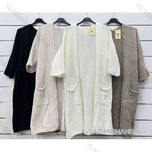 Damen-Strickjacke mit langen Ärmeln (Einheitsgröße S/M) ITALIAN FASHION IMWPO232717