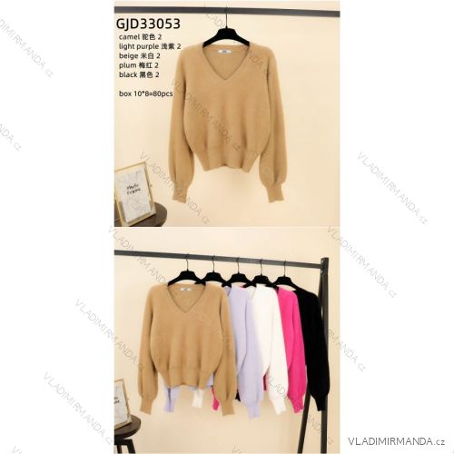 Damen-Langarmpullover (S/M EINHEITSGRÖSSE) ITALIAN FASHION IMWP23ZS5252