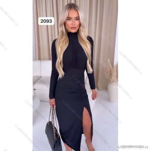 Langes, dehnbares, ärmelloses Sommerkleid für Damen (S / M / L ONE SIZE) ITALIAN FASHION IMWC222492