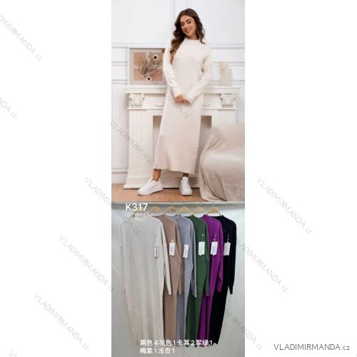Langes, dehnbares, ärmelloses Sommerkleid für Damen (S / M / L ONE SIZE) ITALIAN FASHION IMWC222492