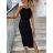 Langes, elegantes Partykleid für Damen mit Trägern (S/M EINHEITSGRÖSSE) ITALIAN FASHION IMWE232089