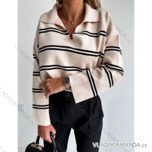 Kurzärmliger Rollkragenpullover für Damen (Einheitsgröße S/M) ITALIAN FASHION IMWE232769