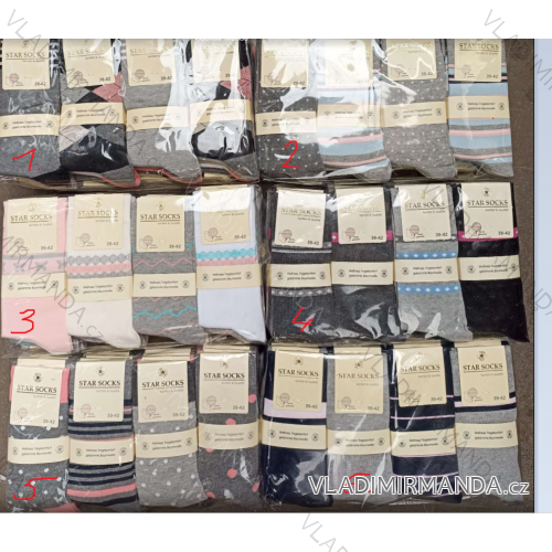 Dünne klassische hohe Damensocken (39–42) DEUTSCHLAND STARSOCKS STS24CLASICW