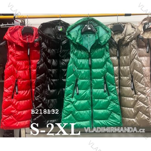 Weste mit Kapuze für Damen (S-2XL) POLISH FASHION PMWB23B218132B