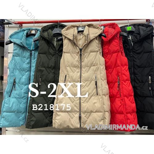 Weste mit Kapuze für Damen (S-2XL) POLISH FASHION PMWB23B218132B