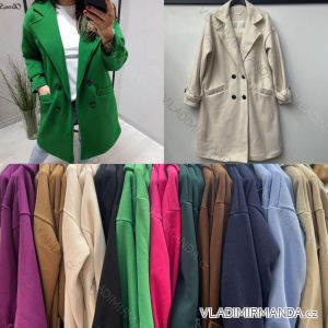 Damen-Button-Down-Hemdjacke mit Knöpfen (S / M ONE SIZE) ITALIAN FASHION IMWD217059
