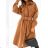 Damen-Button-Down-Hemdjacke mit Knöpfen (S / M ONE SIZE) ITALIAN FASHION IMWD217059