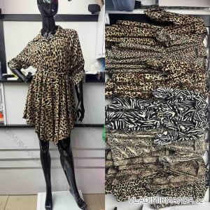 Kurzärmliges Sommerkleid für Damen (S / M ONE SIZE) ITALIAN FASHION IMWB22017