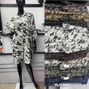 Kurzärmliges Sommerkleid für Damen (S / M ONE SIZE) ITALIAN FASHION IMWB22017