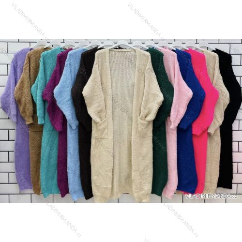 Damen-Strickjacke mit langen Ärmeln (Einheitsgröße S/M) ITALIAN FASHION IMWPO232716