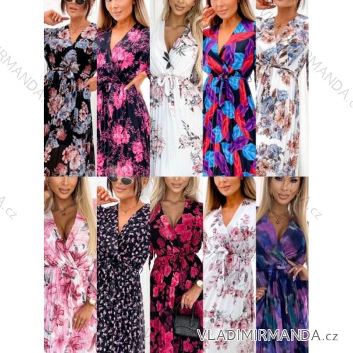 Sommerkleid Carmen aus Musselin für Damen (Einheitsgröße S/M) ITALIAN FASHION IMWE231506