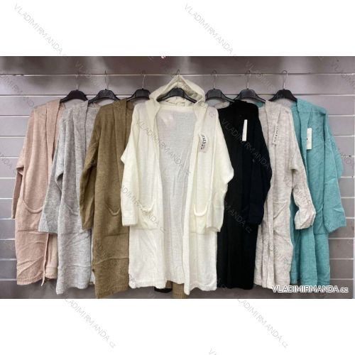 Damen-Strickjacke mit langen Ärmeln (Einheitsgröße S/M) ITALIAN FASHION IMWKK232891