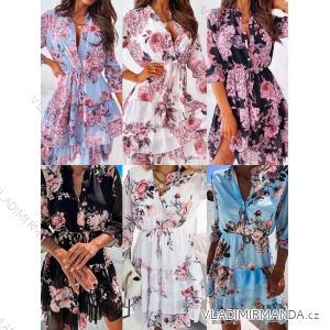 Sommerkleid Carmen aus Musselin für Damen (Einheitsgröße S/M) ITALIAN FASHION IMWE231506